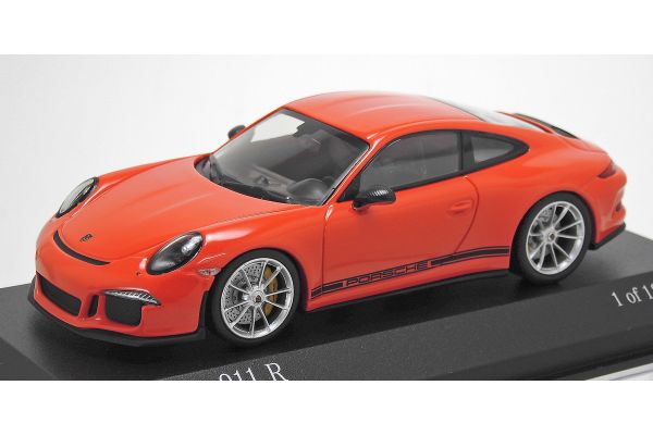 ALMOST REAL 1/43scale Porsche 911R 991 2016 Lava Orange  [No.413066263]