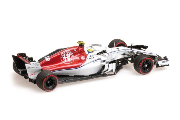 Minichamps 1 43scale Alfa Romeo Sauber F1 Team Ferrari C37 Charles Leclerc 6th Place Gp Azerbaijan 2018 No 417180416 Kyosho Minicar