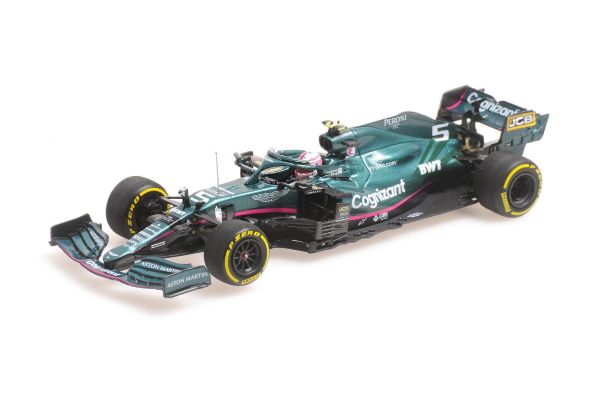MINICHAMPS 1/43scale Aston Martin Cognizant Formula One Team AMR21 Sebastian Vettel Bahrain GP2021  [No.417210105]