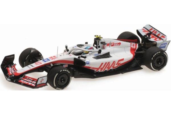 MINICHAMPS 1/43scale Haas F1 Team VF-22 Mick Schumacher Austrian GP 2022 6th Place  [No.417221147]