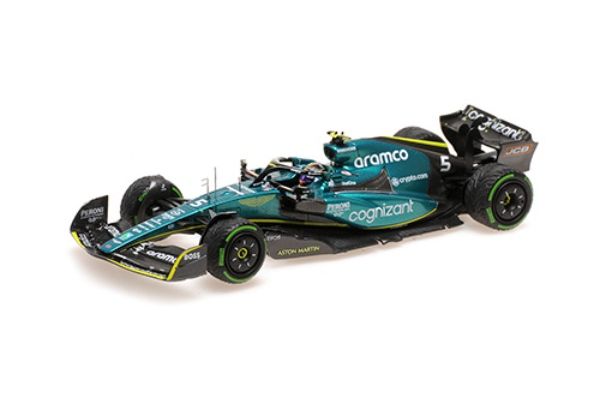 MINICHAMPS 1/43scale Aston Martin Aramco Cognizant Formula One Team AMR22 Sebastian Vettel Singapore GP 2022  [No.417221705]