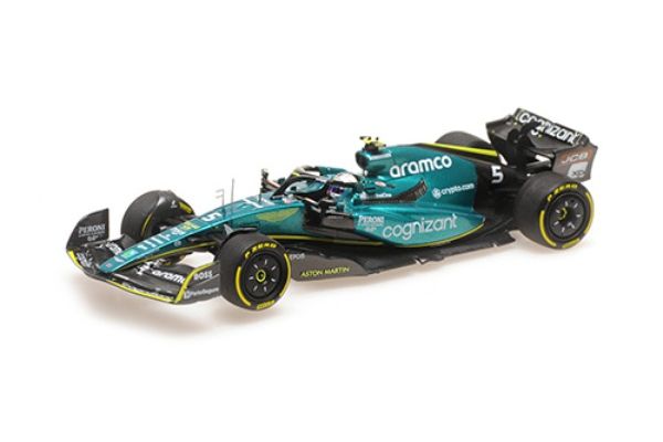 MINICHAMPS 1/43scale Aston Martin Aramco Cognizant Formula One Team AMR22 Sebastian Vettel Abu Dhabi GP 2022 Last Race  [No.417222205]