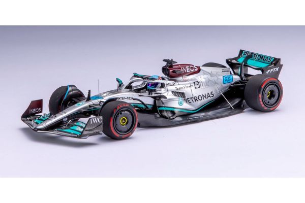 MINICHAMPS 1/43 メルセデス AMG ペトロナス フォーミュラ ワン チーム F1 W13 E パフォーマンス ジョージ･ラッセル ハンガリーGP 2022 初ポールポジション  [No.417223163]