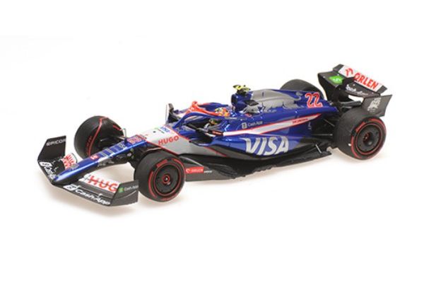 MINICHAMPS 1/43 ビザ キャッシュアップ RB F1チーム VCARB 01 角田裕毅 2024   [No.417240122]