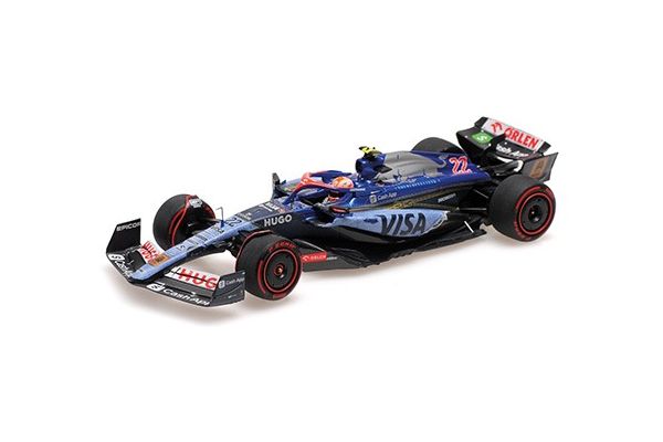 MINICHAMPS 1/43 ビザ キャッシュ RB F1チーム VCARB 01 角田裕毅 シンガポールGP 2024   [No.417241822]