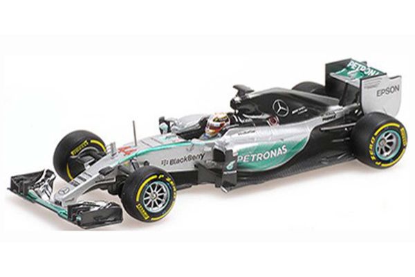 MINICHAMPS 1/43 メルセデス AMG ペトロナス F1 チーム W06 ハイブリッド ルイス・ハミルトン 2015 ワールドチャンピオン  [No.436150044]
