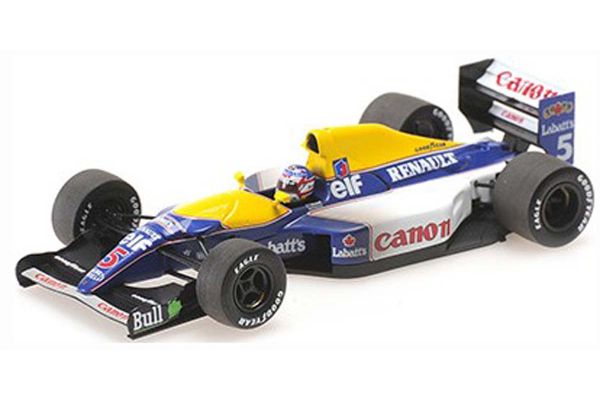 MINICHAMPS 1/43 ウィリアムズ ルノー FW14 ナイジェル・マンセル 1992 ワールドチャンピオン ウェザリング仕様  [No.436926605]