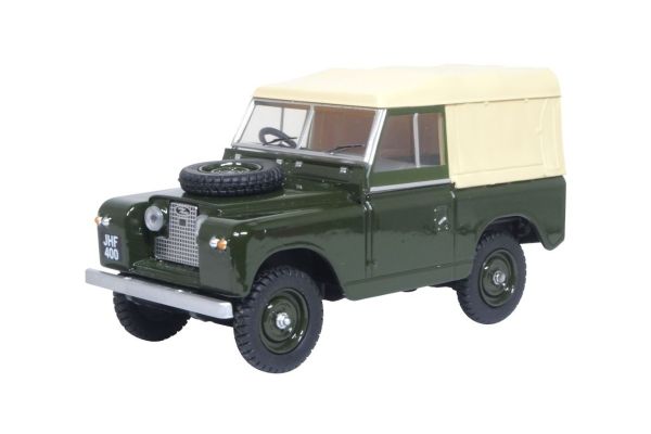 OXFORD 1/43 ランドローバー シリーズ II SWB キャンバス ブロンズグリーン  [No.OX43LR2S008]