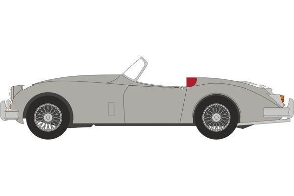 OXFORD 1/43 ジャガー XK150 ロードスター ミストグレー  [No.OX43XK15010]