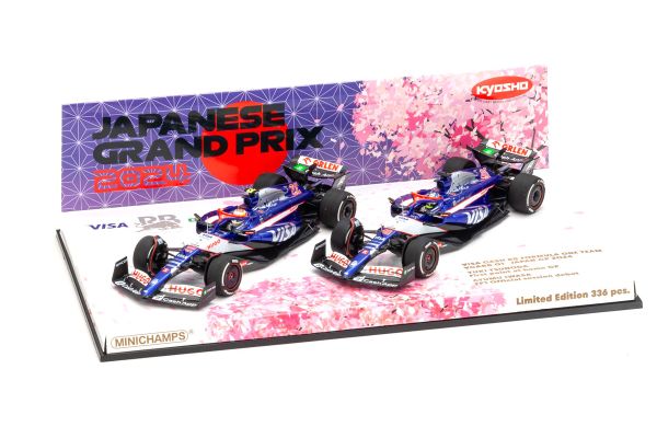 MINICHAMPS 1/43 ビザ キャッシュ RB F1 チーム VCARB 01 角田裕毅 & 岩佐歩夢 日本GP 2024 2台セット 限定336台 [No.447242240]