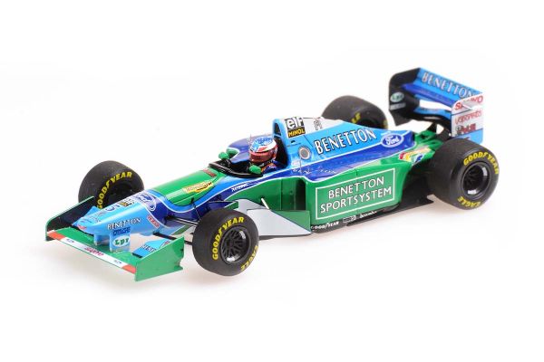 MINICHAMPS 1/43scale Benetton Ford B194 Michael Schumacher French GP 1994 Winner  [No.517940705]
