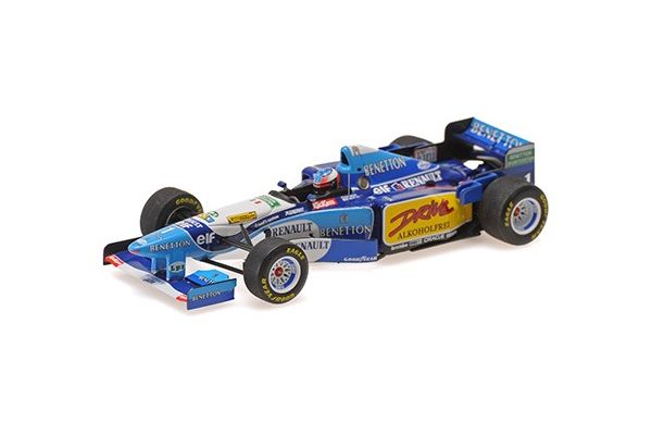 MINICHAMPS 1/43 ベネトン ルノー B195 ミハエル・シューマッハ フランスGP 1995 ウィナー  [No.517950701]