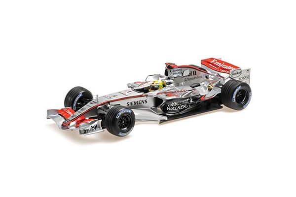 MINICHAMPS 1/18scale McLaren Mercedes MP4/21 Lewis Hamilton F1 Test Silverstone 2006  [No.530064418]