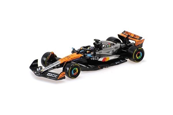オスカー・ピアストリ（2025 マクラーレンF1チーム） ガラスフレームプリント 京商 ミニカー | MINICHAMPS 1/64 マクラーレン F1チーム MCL39