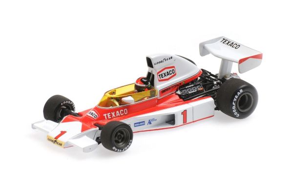 MINICHAMPS 1/43scale MCLAREN FORD M23 – EMERSON FITTIPALDI – 1975 – WITH ENGINE  [No.530754301]