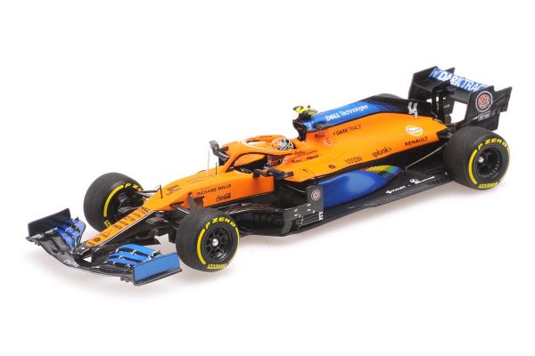 MINICHAMPS 1/43scale McLaren Renault MCL35 Lando Norris Italy GP 2020 4th place  [No.537205104]