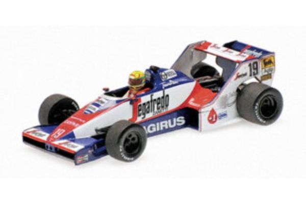 MINICHAMPS 1/43scale Toleman Hart TG183B Ayrton Senna Brazilian GP 1984 2nd Place Weathered Version  [No.540843339]