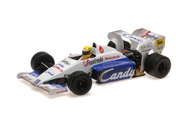 MINICHAMPS 1/18scale Toleman Hart TG184 Ayrton Senna Monaco GP 1984 2nd Place Weathered Version  [No.540843819]