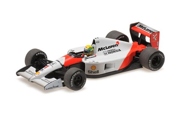 MINICHAMPS 1/43 マクラーレン ホンダ MP4/6 アイルトン･セナ 1991 ワールドチャンピオン ウェザリング仕様  [No.540913301]