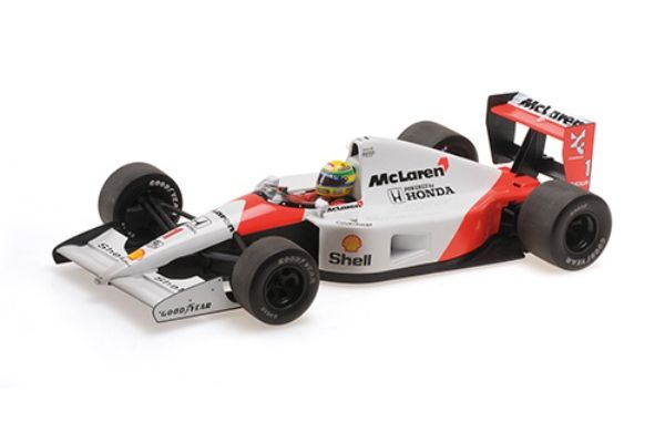 MINICHAMPS 1/18 マクラーレン ホンダ MP4/6 アイルトン･セナ 1991 ワールドチャンピオン ウェザリング仕様  [No.540913801]