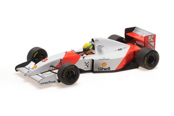 MINICHAMPS 1/18scale McLaren Ford MP4/8 Ayrton Senna Australian GP 1993 Winner with Flag/Weathering  [No.540933838]