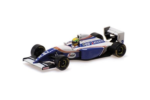 MINICHAMPS 1/64 ウィリアムズ ルノー FW16 アイルトン･セナ ブラジルGP 1994  [No.540946402]