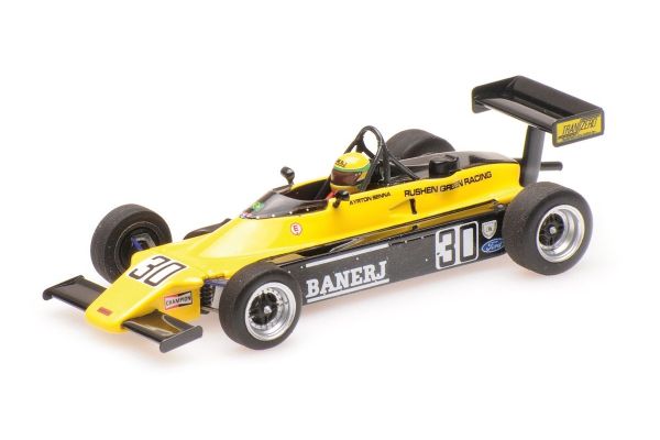 MINICHAMPS 1/43scale VAN DIEMEN RF82 FF2000 – AYRTON SENNA – EUROPEAN FORMULA FORD 2000 CHAMPIONSHIP JYLLANDS-RING 1982  [No.547824330]