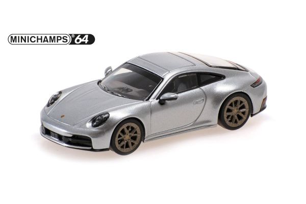 MINICHAMPS 1/64 ポルシェ 911 (992.2) カレラ 2025 シルバー  [No.640064024]