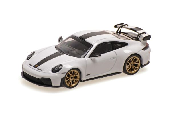 MINICHAMPS 1/64 ポルシェ 911 (992.2) GT3 2025 ホワイト/ヴァイザッハパッケージ  [No.640064221]