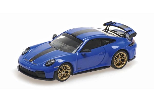 MINICHAMPS 1/64 ポルシェ 911 (992.2) GT3 2025 ブルー/ヴァイザッハパッケージ  [No.640064224]