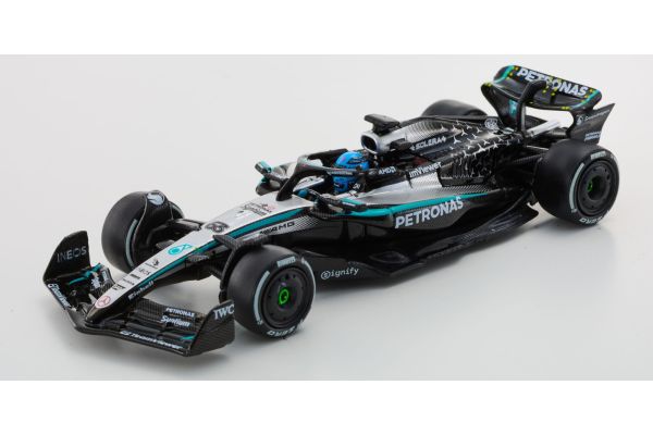 MINICHAMPS 1/64 メルセデス AMG ペトロナス F1 チーム W16 Eパフォーマンス ジョージ･ラッセル 2025年 カナダGP ウィナー  [No.640251063]