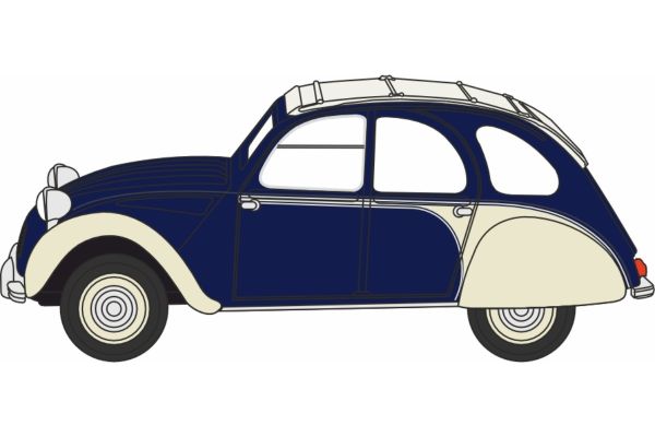 OXFORD 1/76 シトロエン 2CV ドリー ブルーベリー & クリーム  [No.OX76CT008]