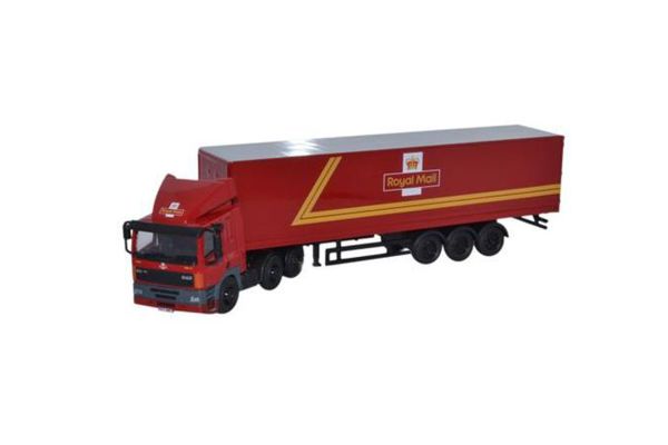 OXFORD 1/76scale DAF 85 40ft Box トレーラー Royal Mail Red [No.OX76DAF001]