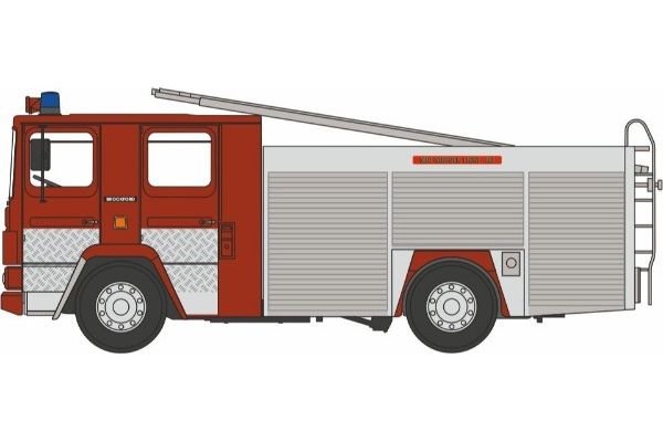 OXFORD 1/76scale Dennis RS Fire Engine Mid Suffolk Light Railway  [No.OX76DN008]