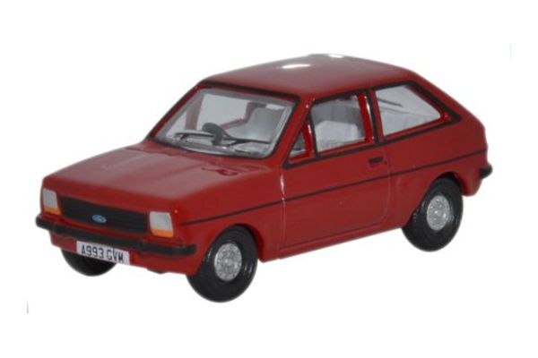 OXFORD 1/76 フォード フィエスタ Mk.I ベネチアンレッド  [No.OX76FF001]