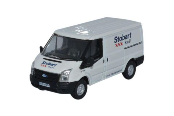 OXFORD 1/76scale Ford Transit SWB Low Roof Stobart Rail  [No.OX76FT012]
