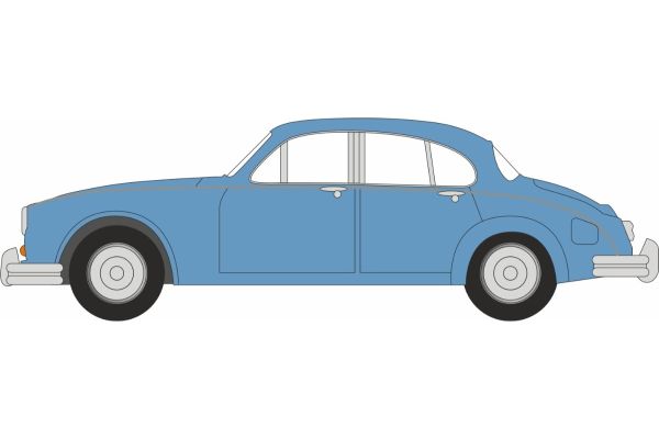 OXFORD 1/76 ジャガー MK2 オパールセント シルバー ブルー  [No.OX76JAG2008]