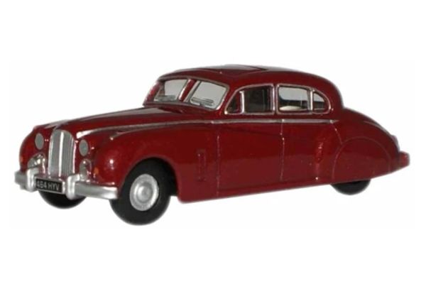 OXFORD 1/76 ジャガー MkVIIM　クラレットメタリック クイーンマザー（皇太后）  [No.OX76JAG7004]