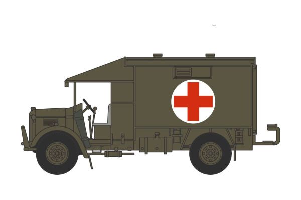 OXFORD 1/76 オースチン K2 救急車 第51ハイランド師団1944   [No.OX76K2002]