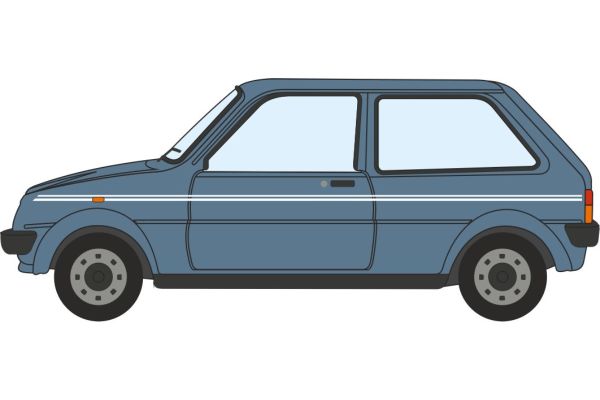 OXFORD 1/76scale Austin Mini Metro Denim Blue Metallic  [No.OX76MET002]