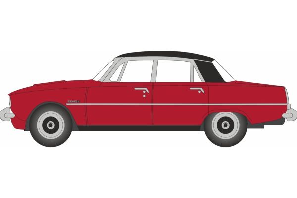 OXFORD 1/76 ローバー P6 ブリゲード レッド  [No.OX76RP007]