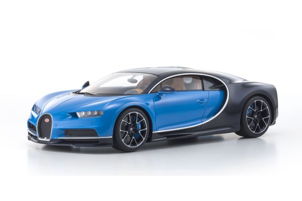 販売終了: KYOSHO 1/12 Bugatti Chiron Blue/Dark Blue  [No.KSR08664BL]