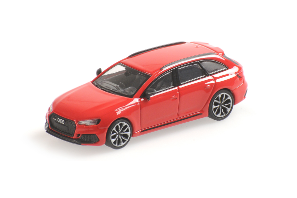 MINICHAMPS 1/87 アウディ RS4 アバント 2018 レッド 870018212