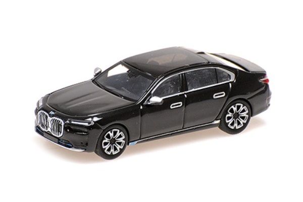 MINICHAMPS 1/87 BMW I7 2023 ブラックメタリック  [No.870024501]