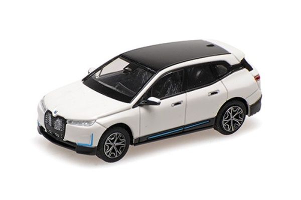 MINICHAMPS 1/87 BMW IX M60 2022 ホワイト  [No.870024600]