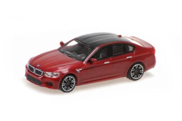 MINICHAMPS 1/87 BMW M5 -2018- レッドメタリック  [No.870028005]