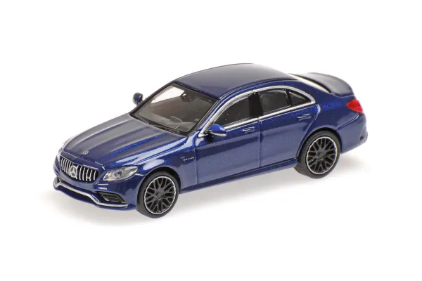 京商 ミニカー | MINICHAMPS 1/87 メルセデス AMG C63 リムジン ブルー