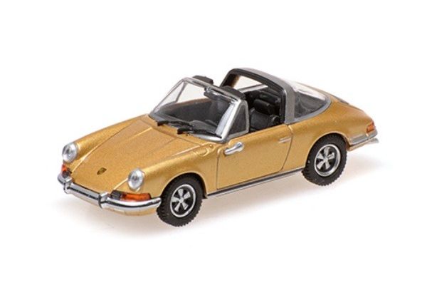 MINICHAMPS 1/87 ポルシェ 911 タルガ 1972 ゴールド  [No.870064564]