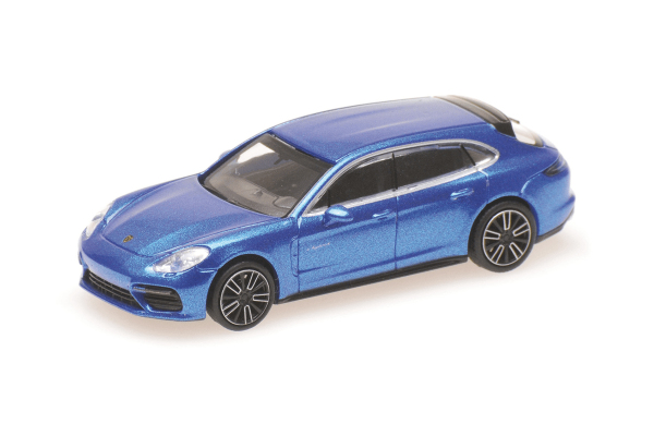 MINICHAMPS 1/87scale Porsche Panamera S Turismo Turbo S 2017 Blue Metallic  [No.870067111]