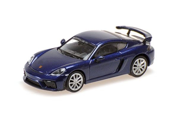 MINICHAMPS 1/87 ポルシェ 718 ケイマン GT4 (981) 2019 ブルーメタリック  [No.870067600]